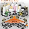 Wall Mounted Corner Shower Caddy Shelves (Set of 2 )