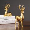 Origami Elk Resin Deer Statues for Home Decoration