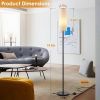 Modern 74.8in Tall Floor Lamp with Shade