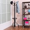 Vintage Black Metal Coat Rack Tree Stand by Hooya