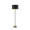 Hunts Gold/Black Metal Floor Lamp