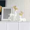 Origami Elk Resin Deer Statues for Home Decoration