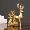 Origami Elk Resin Deer Statues for Home Decoration