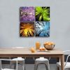 Modern Giclees Stretched and Framed - 4 Panels Canvas Wall Art