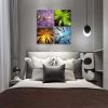 Modern Giclees Stretched and Framed - 4 Panels Canvas Wall Art