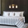 Golden 3-Light Modern Wall Sconce with Clear Glass Shade