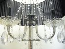 29.5" Black/Chrome Crystal Inspired Table Lamp (1PC)