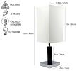 Brown Square Wooden Table Lamp - 26"H (1PC)