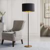 Hunts Gold/Black Metal Floor Lamp