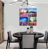 Tulip Lavender Field Colorful Flowers Canvas Giclee Prints
