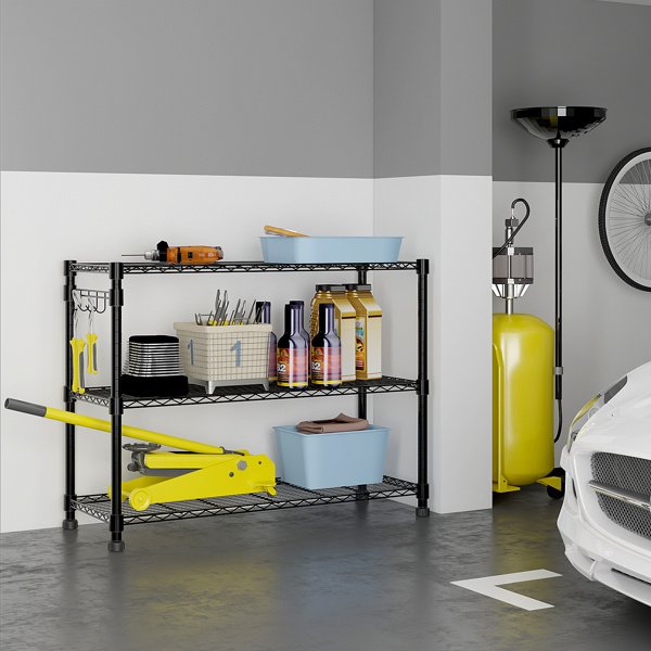 6Tier disassembly and free assembly NSFCertified Steel Wire Shelving