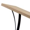 Maurice 47' Contemporary Console Table w/ Metal Base by Yeah Depot
