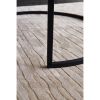 Modern Nesting Coffee Table w/  Black Frame and Marble Top (Set of 2)