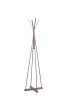 Reclaimed Wood & Metal Freestanding Coat Rack w/ Hooks by Yeah Depot