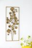 Golden Blooms 30" x 12" Metal Tree Wall Decor