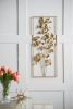 Golden Blooms 30" x 12" Metal Tree Wall Decor