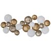 39.5" x 18" Metal Contemporary Wall Decor Accent
