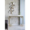 39.5" x 18" Metal Contemporary Wall Decor Accent