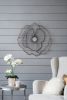 Modern Elegance Set of 3 Metal Flowers Wall Decor
