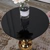 Luxurious Style Living Room End Table Home Furniture - White & Black