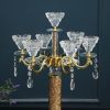 Ambrose Candle Holder w/ Pendants (Holds 7-Candles)
