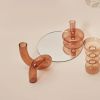 Modern Glass Taper Candlestick Holders