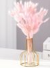 Stylish Nordic-Style Iron Vase for Dried Flowers (Black / Gold)