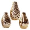 Modern Ceramic Vase Set w/ Three Distinct Styles