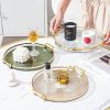 Round Acrylic Serving and Storage Tray (27x27x3.4cm)