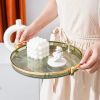 Round Acrylic Serving and Storage Tray (27x27x3.4cm)