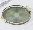 Round Acrylic Serving and Storage Tray (27x27x3.4cm)