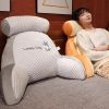 Triangle Reading Pillow w/ Lumbar Support Backrest Cushion