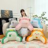 Triangle Reading Pillow w/ Lumbar Support Backrest Cushion