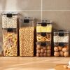 5-Piece Sealed Kitchen Grain Storage jar Set