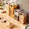 5-Piece Sealed Kitchen Grain Storage jar Set