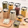 5-Piece Sealed Kitchen Grain Storage jar Set