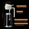 2-in-1 500ml Plastic Spray Oil Sprayer Bottle & Dispenser