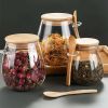 Hermetic Glass Food Storage Jars w/ Airtight Lid