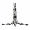 Diver Wall Decor Sculpture //11" Chrome/Black/Red/White