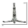 Diver Wall Decor Sculpture //11" Chrome/Black/Red/White