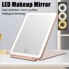 Foldable Touch Screen Rechargeable Makeup Mirror with LED