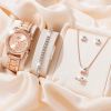 Luxury Casual Ladies' Jewelry Gift Sets w/ Rhinestone Fashion
