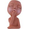 Flying Kiss Girl Resin Flower Vase