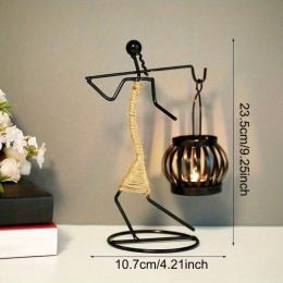 Vintage Western Bamboo-Inspired Candle Holder (Style: F)