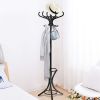 Wooden Umbrella Standing Coat Rack Tree with 12 Hooks
