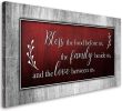 Motivational Quotes Wall Art Blue and Grey Canvas Prints