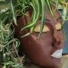 Unique Resin Face Planter Pot