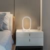 Modern Oval USB Desk Lamp with Dimmable LED