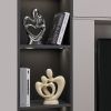 NORTHEUINS Ceramic Abstract Couple Statue