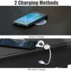 Floor Lamp Bedside Desk w/ USB Charging Ports Shelves
